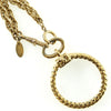 Chanel Vintage Loupe Necklace Gold Plated