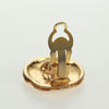 Chanel Vintage Round CC Clip-On Earrings Metal