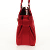 Salvatore Ferragamo Double Gancini Side Buckle Tote Satin