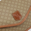 Celine Vintage Macadam Shoulder Bag Canvas