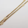 Secondhand Gucci Interlocking G Pearl Drop Pendant Necklace Metal with Crystals and Faux