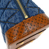 Louis Vuitton Alma Handbag Malletage Denim with Monogram Leather