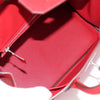 Hermes Birkin Handbag Red Epsom with Palladium Hardware