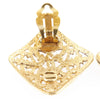 Secondhand Chanel Vintage CC Square Clip-On Earrings