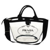 Secondhand Prada Logo Tote Clear Plastic Accessories