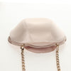 Chanel Camellia Round Clutch with Chain Satin