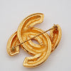 Secondhand Chanel Vintage Quilted CC Brooch