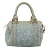Secondhand Fendi Boston Bag Blue Denim Jeans Bags