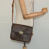 Secondhand Celine Vintage Macadam Shoulder Bag Canvas and