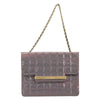 Secondhand Chanel Chocolate Bar Chain Flap Bag Quilted Patent