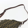 Fendi Vintage Pocket Shoulder Bag Zucca Canvas
