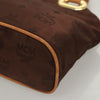 Secondhand MCM Visetos Handbag Brown Nylon Bags