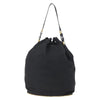 Secondhand Prada Duet Drawstring Bucket Bag Tessuto