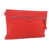 Balenciaga Classic City Clip Pouch Leather