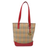 Secondhand Burberry Nova Check Tote canvas check pattern
