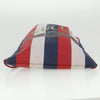 Gucci Logo Drawstring Backpack Striped Canvas