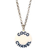 Secondhand Chanel Vintage CC Pendent Necklace Plated