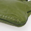 Secondhand Bottega Veneta Intrecciato Green Leather Bags