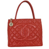 Chanel Medallion Tote Quilted Caviar