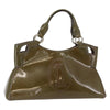 Secondhand cartier Marcello Handbag Khaki Patent Leather Bags