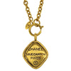 Secondhand Chanel Vintage CC Diamond Pendant Necklace