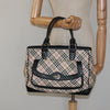 Secondhand Burberry Nova Check Handbag Nova Check Canvas and