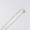 Secondhand Christian Dior CD Pendant Necklace Gold-plated