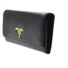 Secondhand Prada Flap Wallet with Card Holder Saffiano