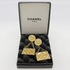Chanel Vintage Medallion Flap Bag Brooch Metal