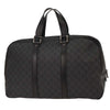 Gucci Vintage Duffle Bag GG Coated Canvas