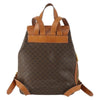 Celine Vintage Macadam Backpack Canvas and Leather