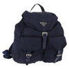 Secondhand Prada Double Front Pocket Backpack Tessuto