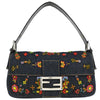 Fendi Baguette Bag Embellished Denim