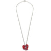 Chanel CC Heart Pendant Metal