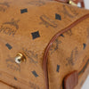 Secondhand MCM Visetos logogramme Handbag Canvas and
