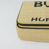 Secondhand Burberry Lola Shoulder Bag Printed Raffia