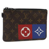 Secondhand Louis Vuitton Zipped Pouch Limited Edition Logo Story