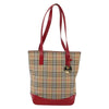 Secondhand Burberry Nova Check Tote canvas check pattern