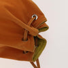 Hermes Polochon Mimile Drawstring Backpal Canvas