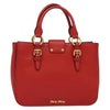 Secondhand Miu Miu Madras Convertible Lock Tote