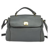 Secondhand MCM Vintage handbag Gray Leather Bags