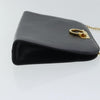 Salvatore Ferragamo Vintage Gancini Chain Shoulder Bag Leather