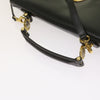 Versace Vintage Convertible Medusa Top Handle Bag Leather