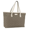 Gucci Plus Tote GG Coated Canvas with Leather