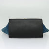 Secondhand Celine Trapeze Bag Blue Leather Bags