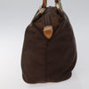 Secondhand MCM Visetos Handbag Brown Nylon Bags