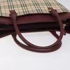 Secondhand Burberry Nova Check Tote Canvas and