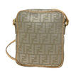 Secondhand Fendi Logo Zucca Shoulder Bag Zucca