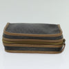 Secondhand Christian Dior Vintage Honeycomb Zip Pouch Canvas and