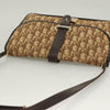Christian Dior Vintage Trotter Shoulder Bag Canvas